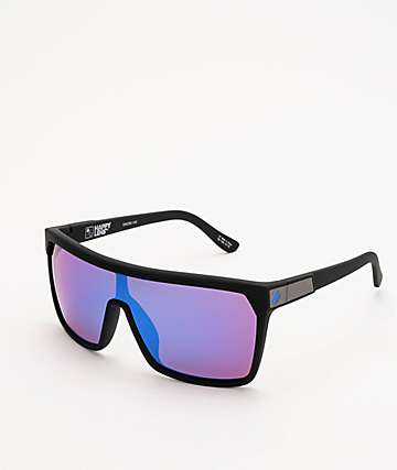 Spy Flynn Happy Lens gafas de sol en negro, bronce y azul oscuro