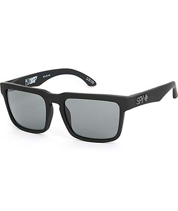 Spy Montana Soft Matte Black & Happy Grey Polarized Sunglasses