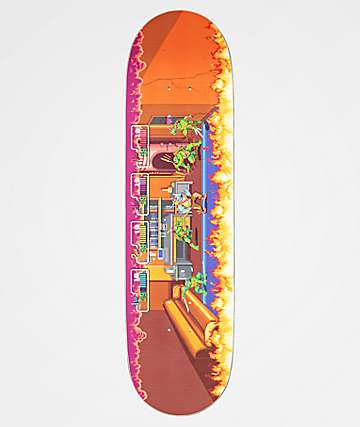 TMNT x Santa Cruz Arcade Everslick 8.5" Skateboard Deck