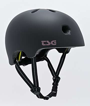 TSG Certified Meta Matte Black Multi-Sport Helmet