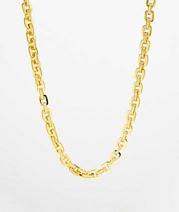 The Gold Gods 5mm Hermes Link collar de cadena de oro de 18"