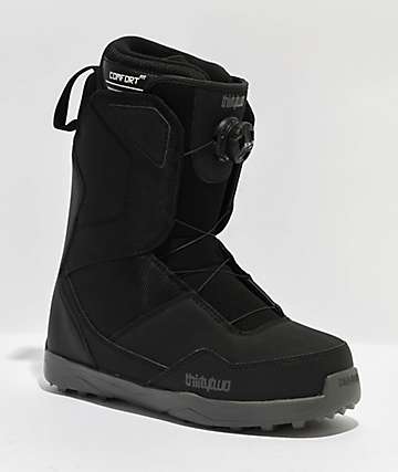 ThirtyTwo STW Double Boa Black Snowboard Boots 2024 | Zumiez
