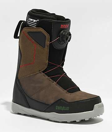 ThirtyTwo STW Double Boa Black Snowboard Boots 2024 | Zumiez