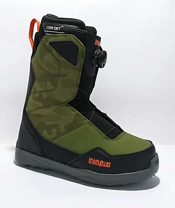 ThirtyTwo STW Double BOA White Snowboard Boots 2025 | Zumiez