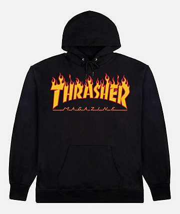 Thrasher Cop Car Black T-Shirt | Zumiez