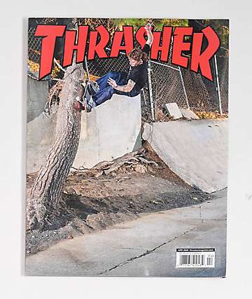 Thrasher Flame Logo Black T-Shirt