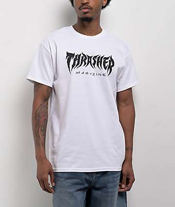 Thrasher Flame Black Wash T-Shirt