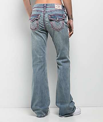 Playboy x True Religion Becca ブーツカット ジーンズ True Religion x Playboy Becca Indigo Upgrade Bootcut Jeans