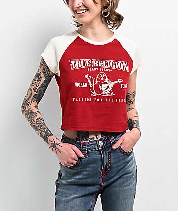 True Religion Becca Crystal Wing Marina Mid Rise Bootcut Jeans