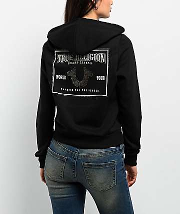 True Religion Becca Crystal Horseshoe Super T Indigo Twilight Bootcut Jeans
