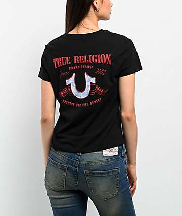 True Religion Buddha Logo Blue T-Shirt