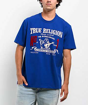 True Religion Racer Black Crop T-Shirt