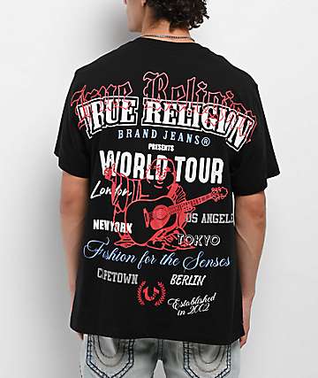 True Religion Classic Logo Heather Grey Zip Hoodie