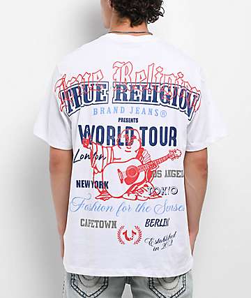 True Religion Classic Logo Heather Grey Zip Hoodie