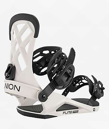 Union Force White Snowboard Bindings 2024 | Zumiez