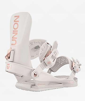 Union Strata White Snowboard Bindings 2024 | Zumiez