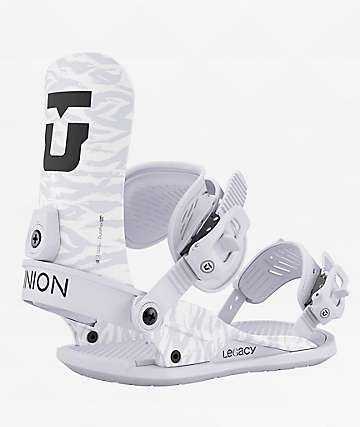 Union Strata White Snowboard Bindings 2024 | Zumiez