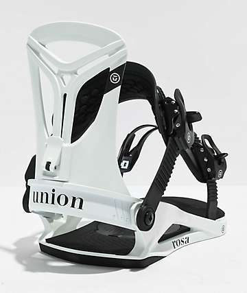 Union Ultra Bone White Snowboard Bindings 2024