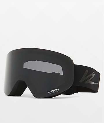 VONZIPPER Encore Black Satin & Stellar Chrome Snowboard Goggles