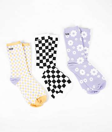 Zumiez yellow sale checkered vans