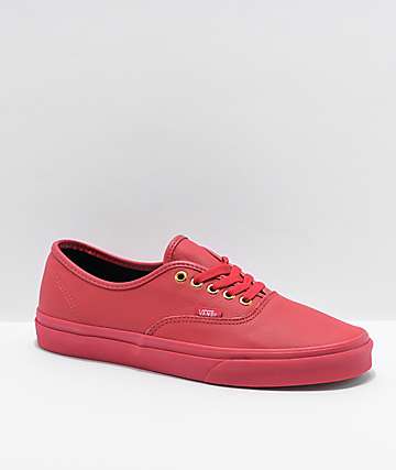 vans red shoes for men