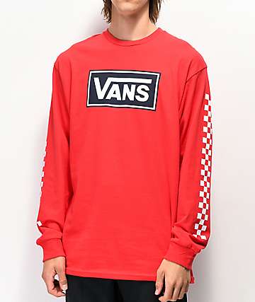 red drip vans shirt