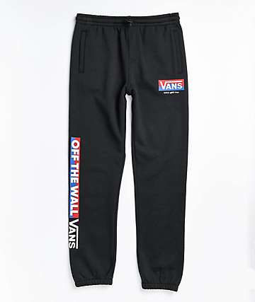 black vans joggers