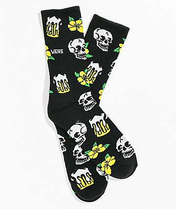 Vans Black & White Checkered Crew Socks