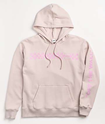 vans pink hoodie mens