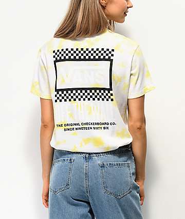 vans rainbow checkered shirt