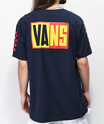 vans ropa hombre azul