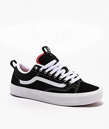 Vans Old Skool 36+ Black & White Skate Shoes - 