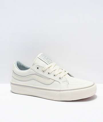 vans shoes plain white