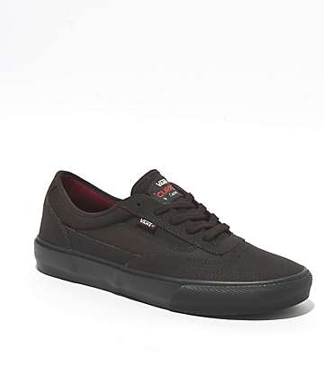 Vans Old Skool Mono Black Skate Shoes | Zumiez