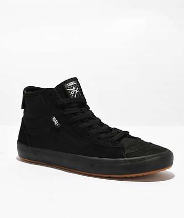 Vans Skate Sk8 Hi Khaki Gum Skate Shoes Zumiez