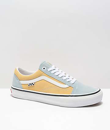 blue and gray vans