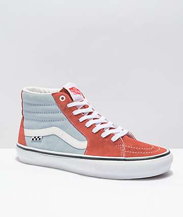 Vans Skate Sk8-Hi Hot Sauce & Winter Sky Skate Shoes