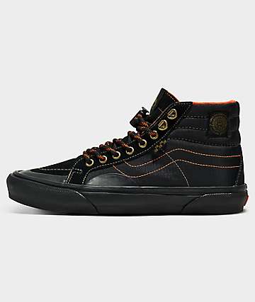 Vans Sk8-Hi Pro Black & Gum Skate Shoes | Zumiez