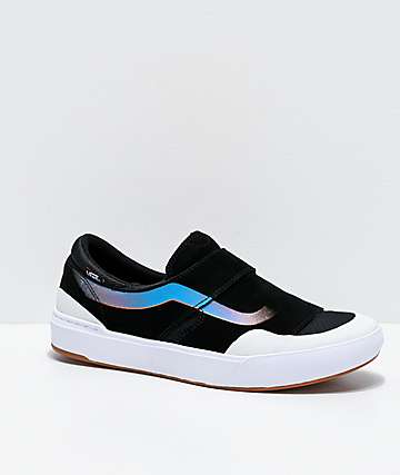 Vans Slip-On EXP Pro Primary zapatos de skate negros y blancos