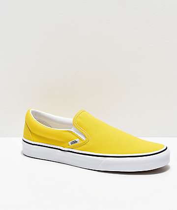 vans bota amarilla