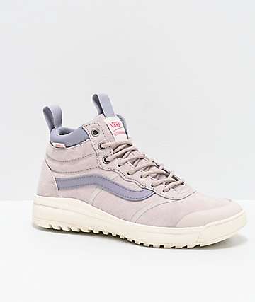 Vans UltraRange Hi MTE Moonbeam zapatos en gris y lavanda