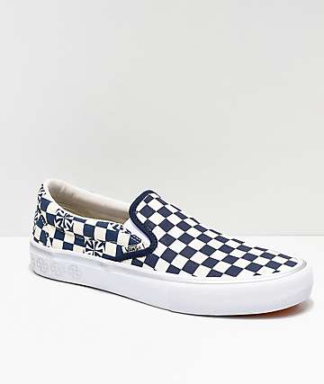 vans de cuadros con cordones