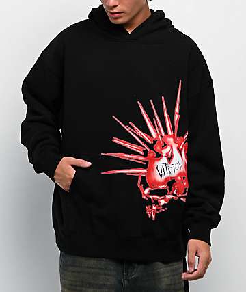Vitriol Layered Edgy Black Wash T-Shirt