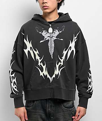 Vitriol Skull Cherub Brown Long Sleeve T-Shirt