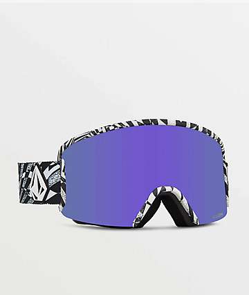 スキー・スノーボードアクセサリー Volcom odyssey jamie lynn blue chrome Volcom Odyssey Goggles - Jamie Lynn/Blue Chrome