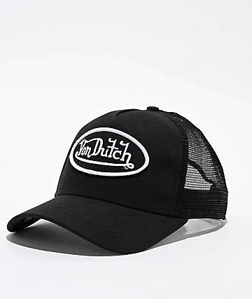 Von Dutch Black & White Trucker Hat - 