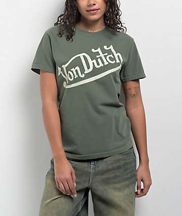 Von Dutch Logo Black T-Shirt