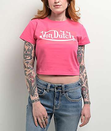 Von Dutch Logo Black T-Shirt