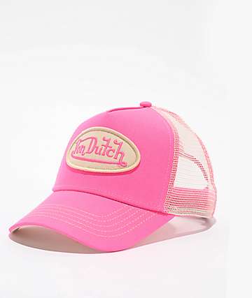 Von Dutch Pink Trucker Hat - 