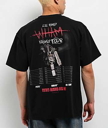 WHAM! by Lil Baby Logo Black T-Shirt | Zumiez